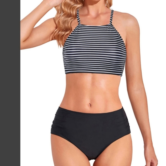 Holipick Two Piece Swimming Suit - Picture 1 of 12